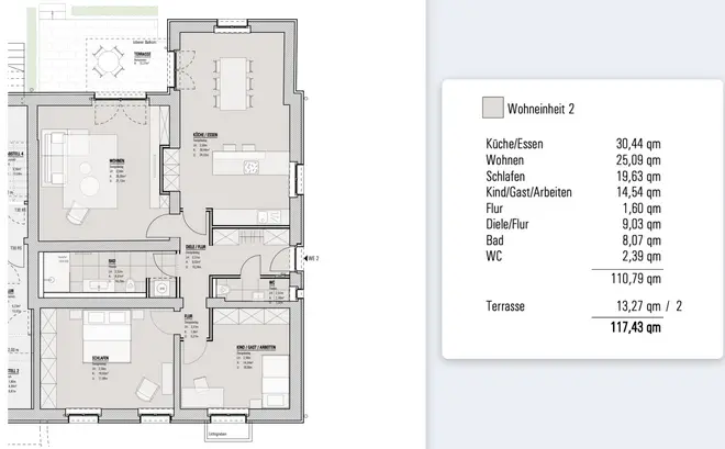 3 Zimmer Wohnung mit 117 m² in Potsdam – Bild 8