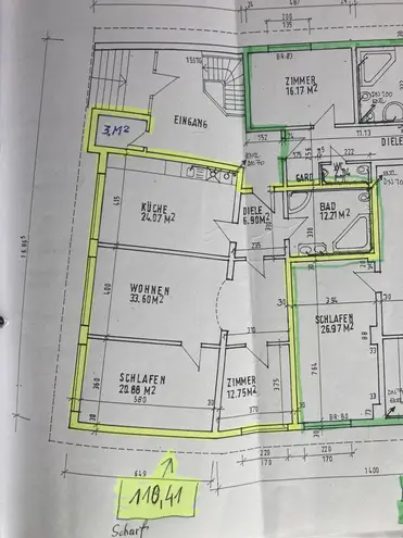 4 Zimmer Wohnung mit 118 m² in Kassel – Bild 5