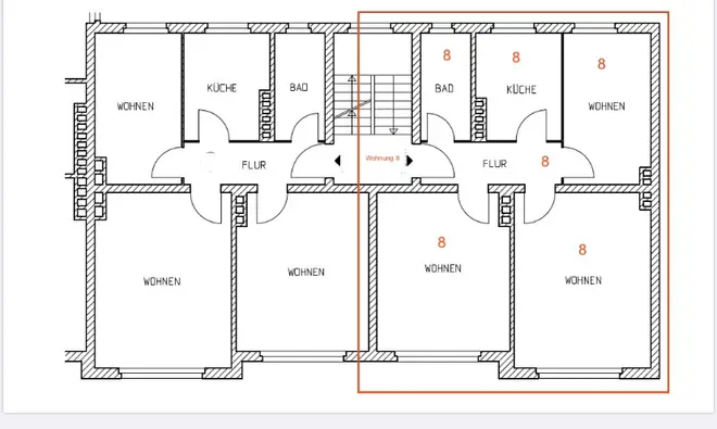3 Zimmer Wohnung mit 71 m² in Hannover – Bild 2