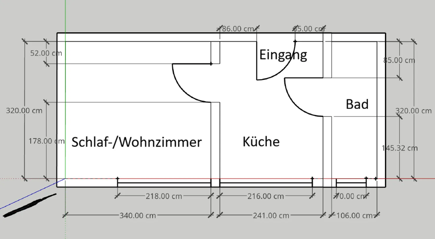2 Zimmer Wohnung mit 22 m² in Münster – Bild 9