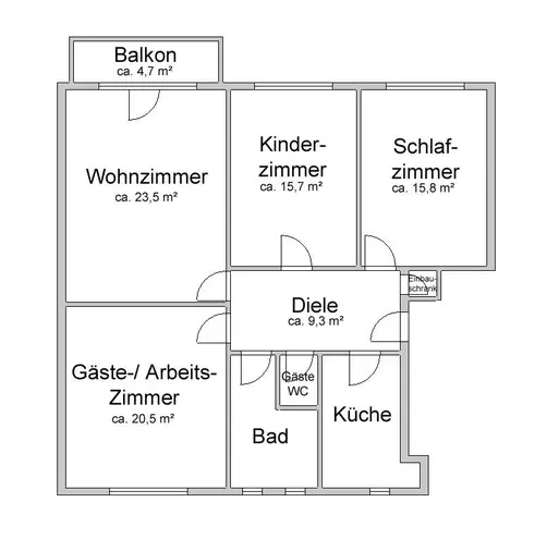 4 Zimmer Wohnung mit 103 m² in Frankfurt am Main – Bild 10