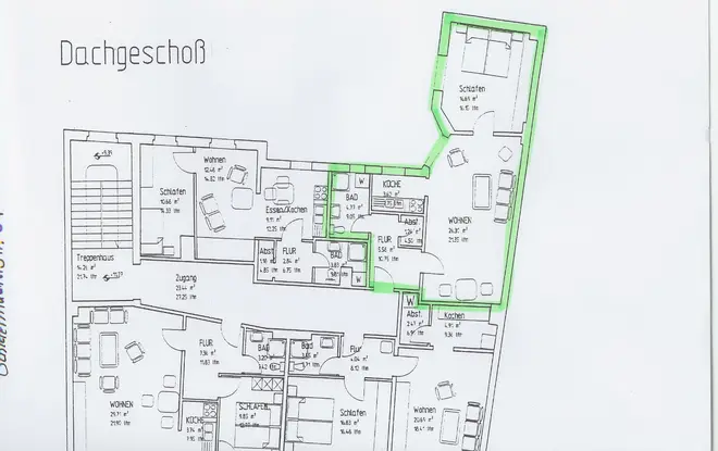 2 Zimmer Wohnung mit 58 m² in Halle (Saale) – Bild 2