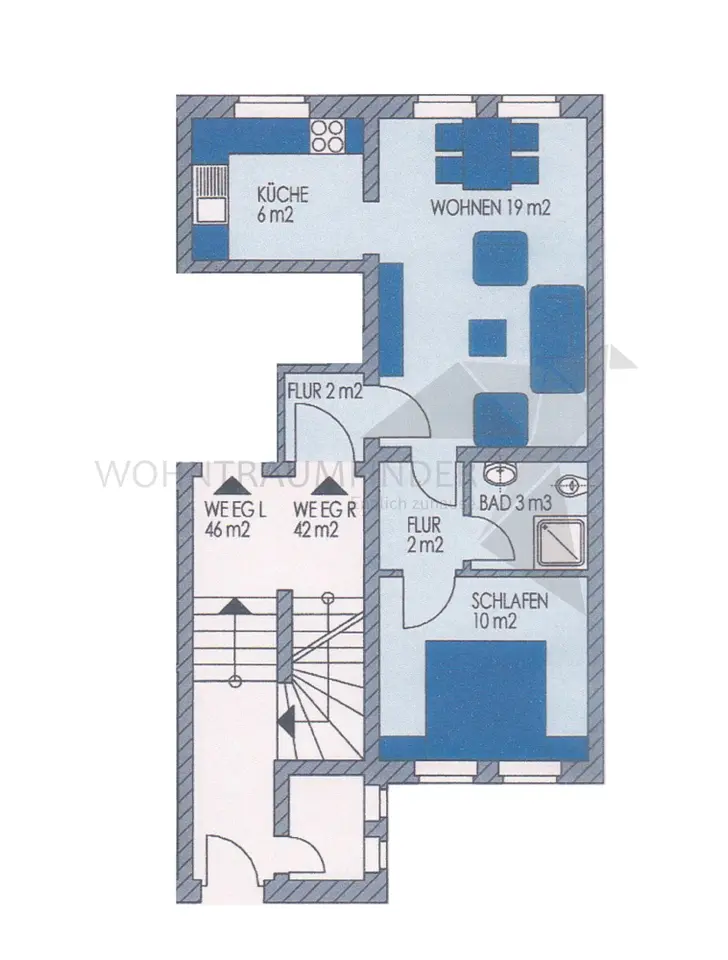 2 Zimmer Wohnung mit 45 m² in Zwickau – Bild 8