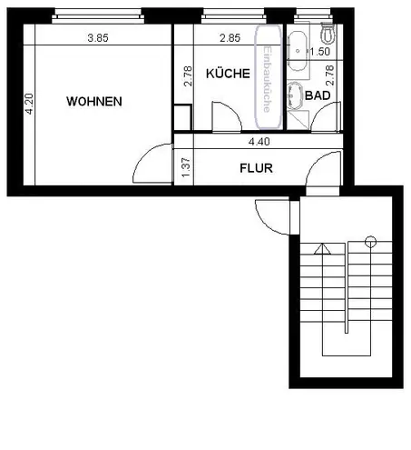 1 Zimmer Wohnung mit 34 m² in Leipzig – Bild 9