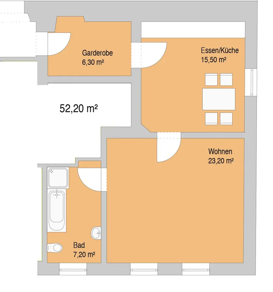 2 Zimmer Wohnung mit 52 m² in Amberg – Bild 7