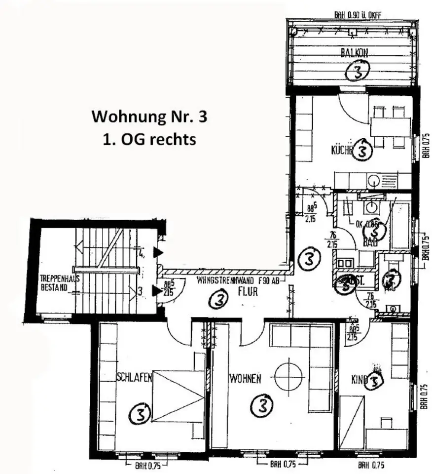 3 Zimmer Wohnung mit 105 m² in Weimar – Bild 5