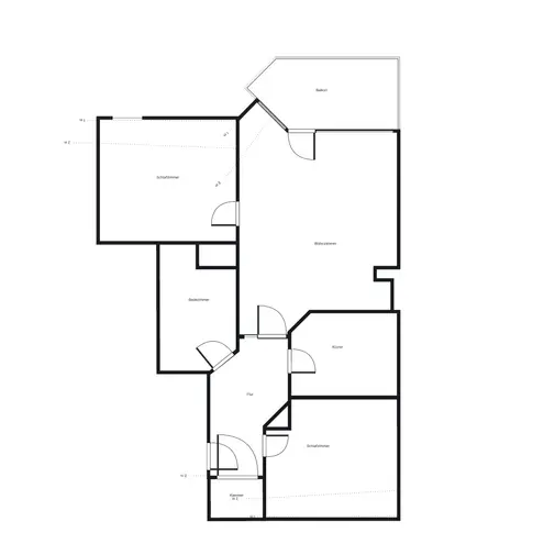 3 Zimmer Wohnung mit 71 m² in Hannover – Bild 2