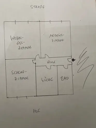3 Zimmer Wohnung mit 65 m² in Frankfurt am Main – Bild 2