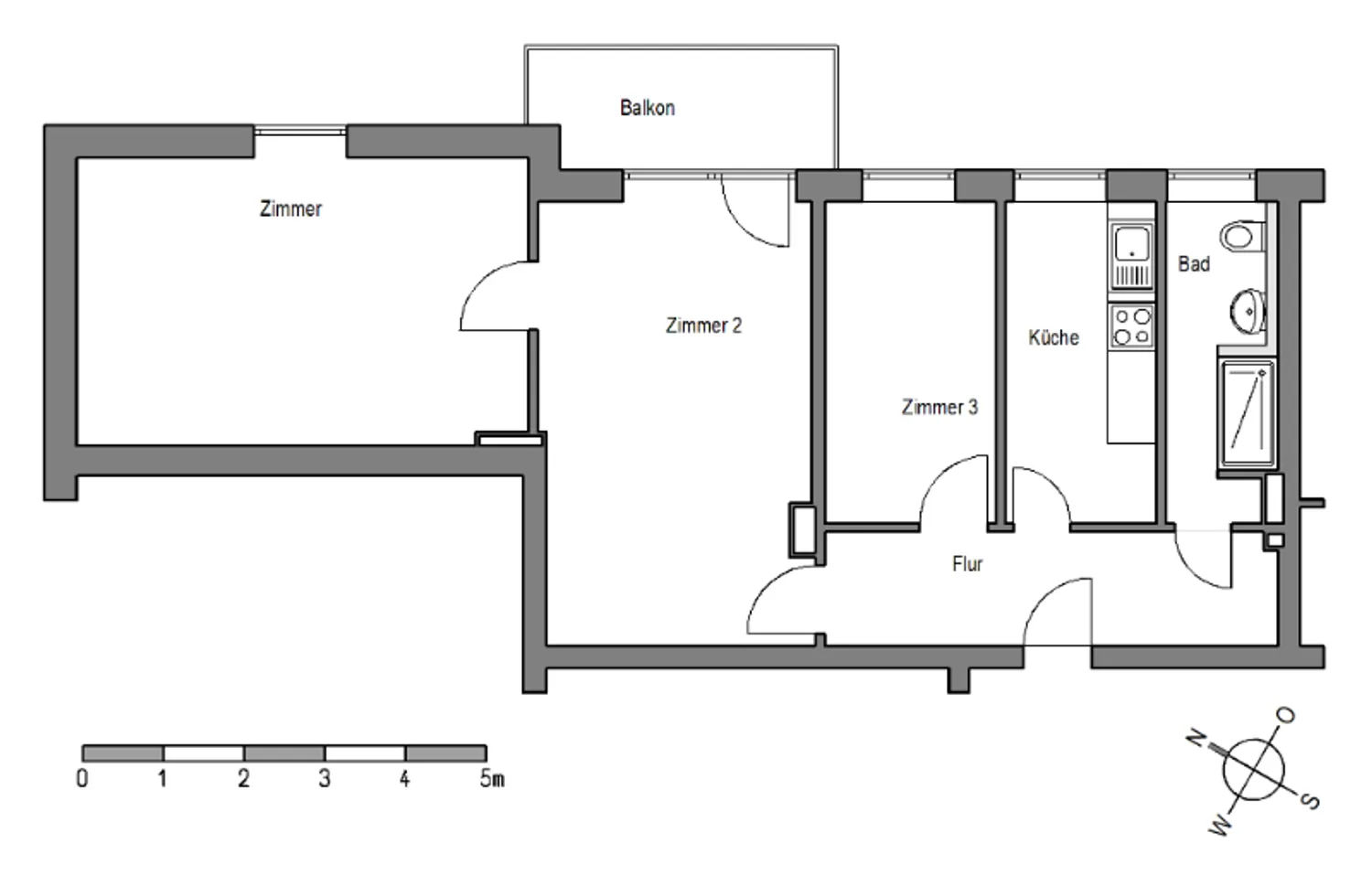 3 Zimmer Wohnung mit 67 m² in Bielefeld – Bild 4