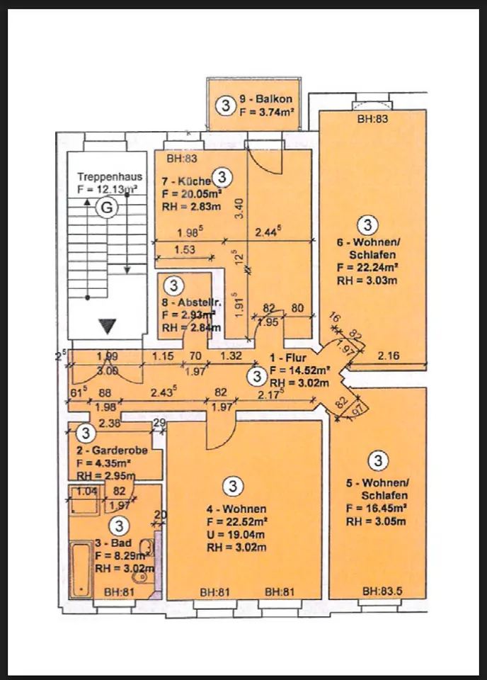 3 Zimmer Wohnung mit 113 m² in Cottbus – Bild 6