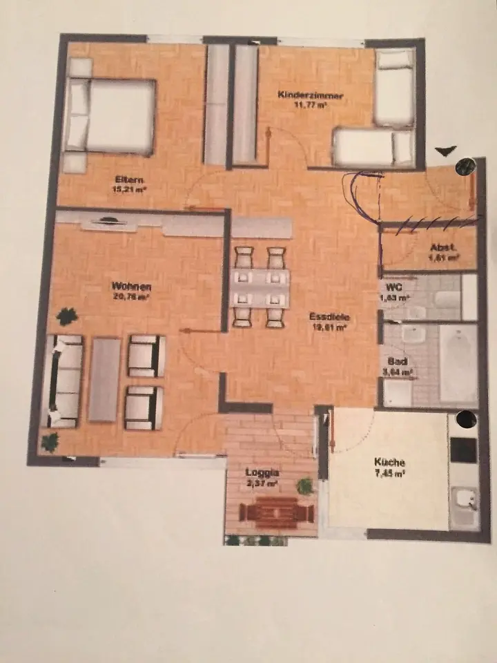 WG-Zimmer mit 83 m² in Regensburg – Bild 5