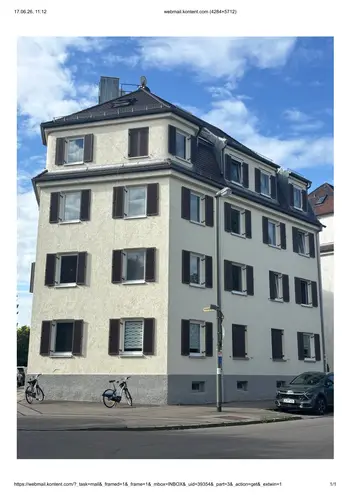 2 Zimmer Wohnung mit 46 m² in Augsburg – Bild 1