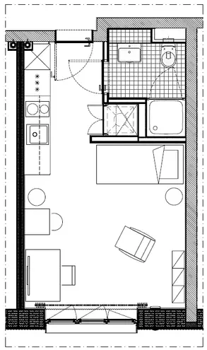 1 Zimmer Wohnung mit 23 m² in Oldenburg – Bild 7