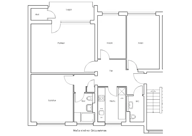 4 Zimmer Wohnung mit 86 m² in Braunschweig – Bild 3