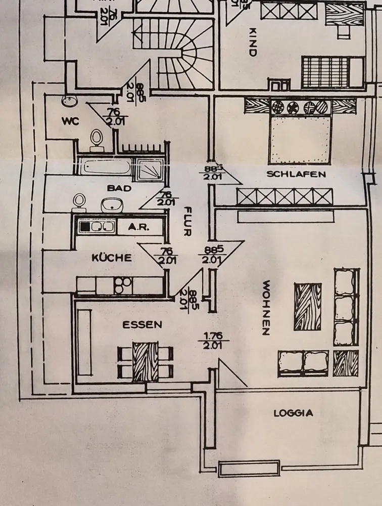 4 Zimmer Wohnung mit 97 m² in Herford – Bild 2