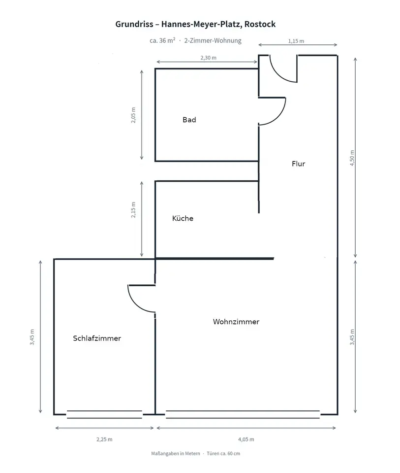 Studio mit 27 m² in Rostock – Bild 5
