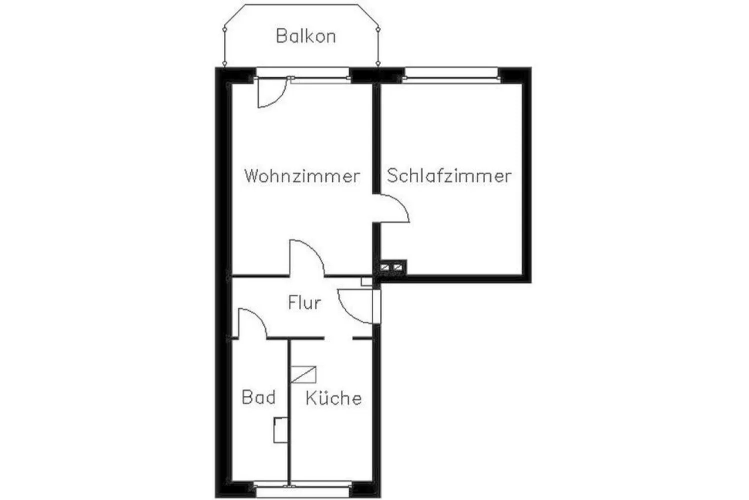 2 Zimmer Wohnung mit 49 m² in Plauen – Bild 2