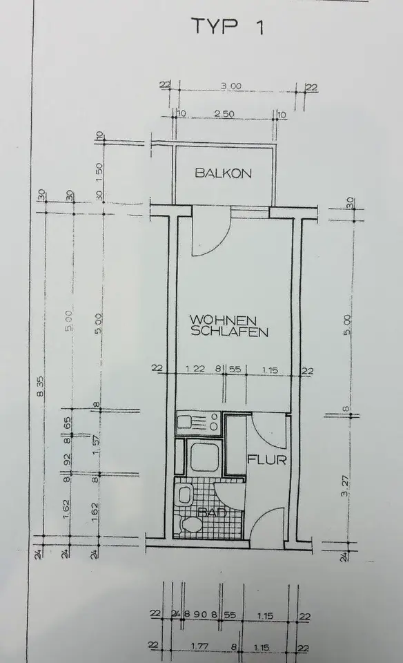 2 Zimmer Wohnung mit 27 m² in Trier – Bild 3