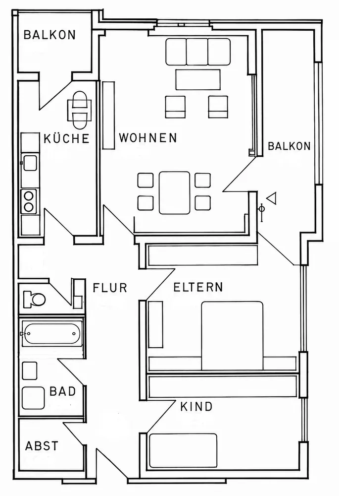 4 Zimmer Wohnung mit 92 m² in Pforzheim – Bild 3