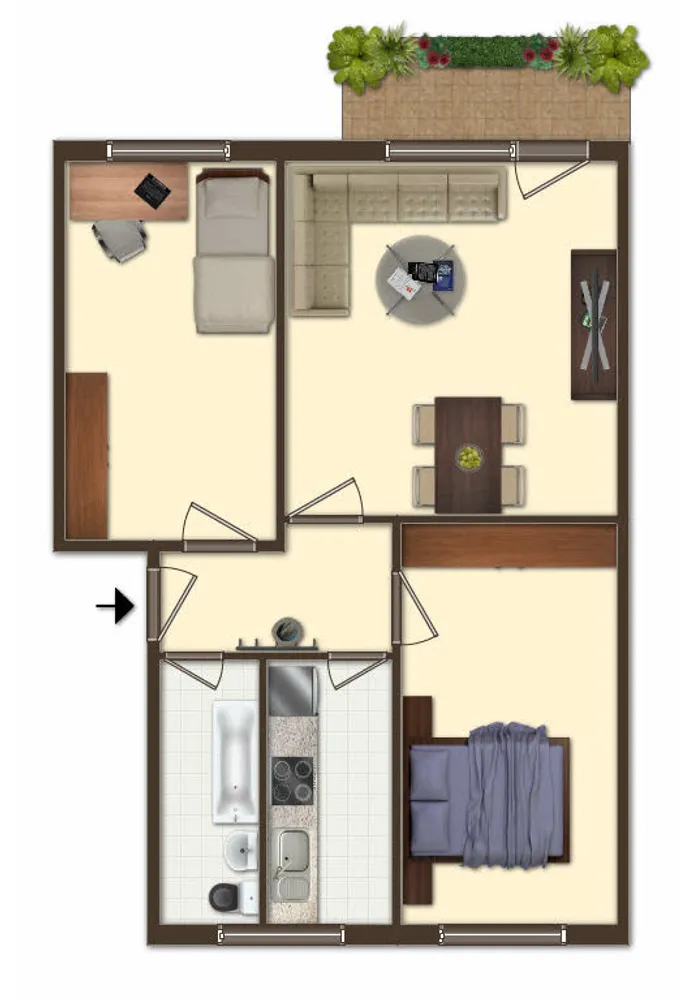 3 Zimmer Wohnung mit 64 m² in Cottbus – Bild 9