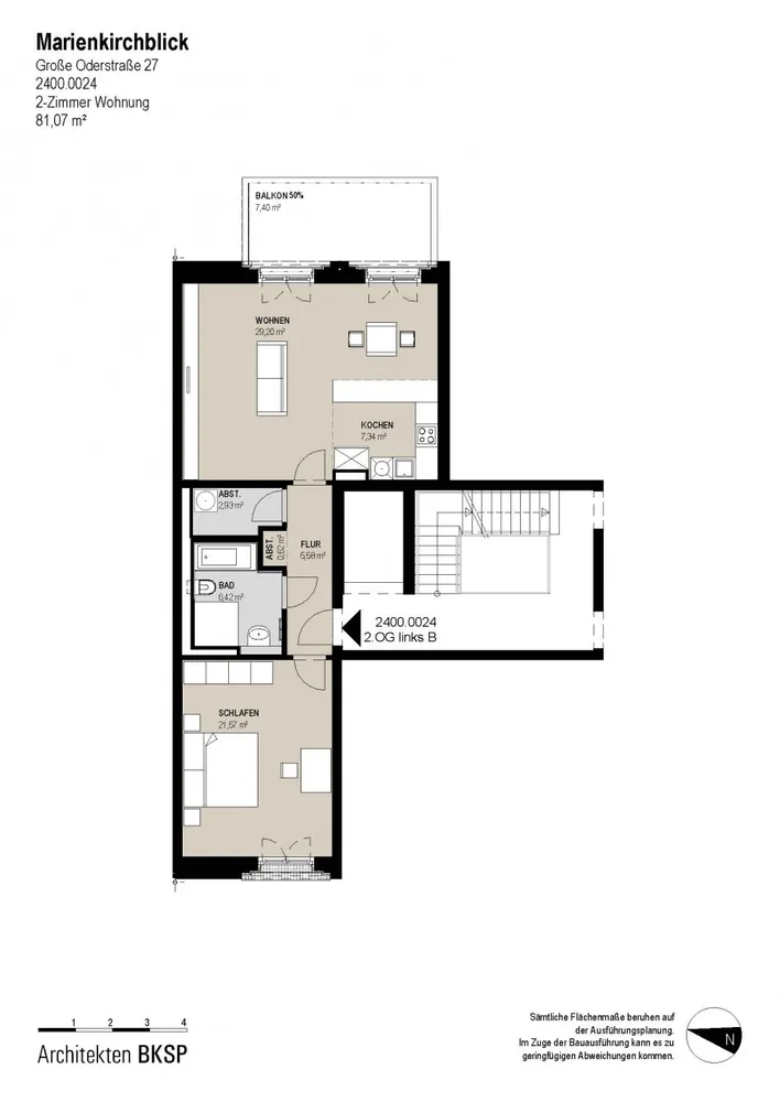2 Zimmer Wohnung mit 81 m² in Frankfurt (Oder) – Bild 2
