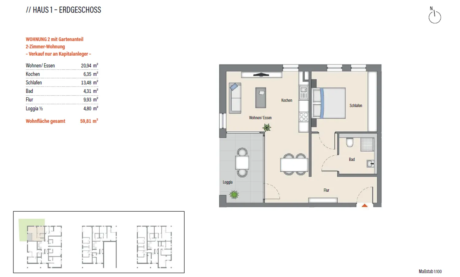 2 Zimmer Wohnung mit 57 m² in Sindelfingen – Bild 7