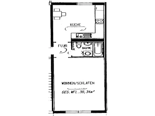 1 Zimmer Wohnung mit 39 m² in Leipzig – Bild 7