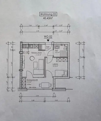 2 Zimmer Wohnung mit 40 m² in Osnabrück – Bild 12