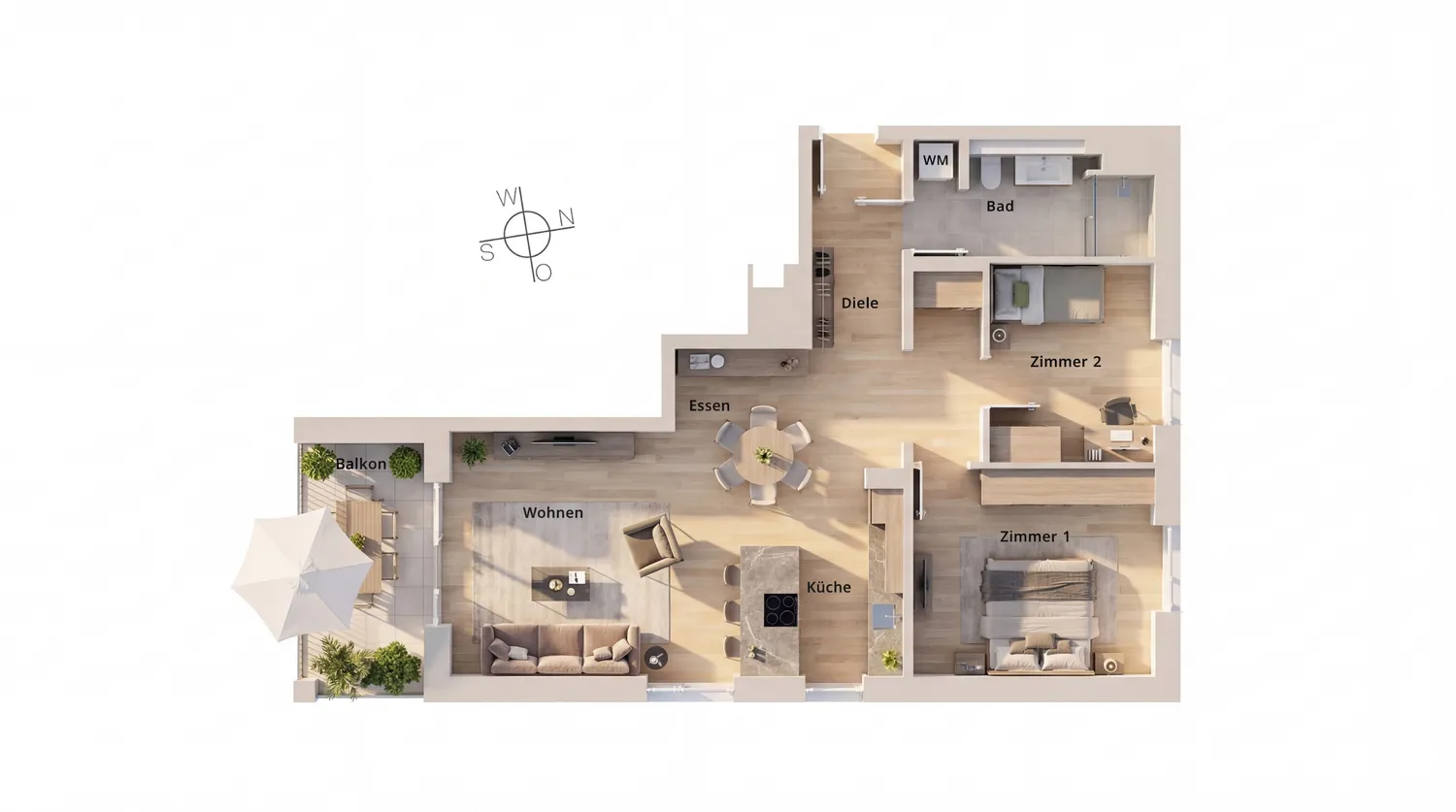 3 Zimmer Wohnung mit 88 m² in Freiburg im Breisgau – Bild 9