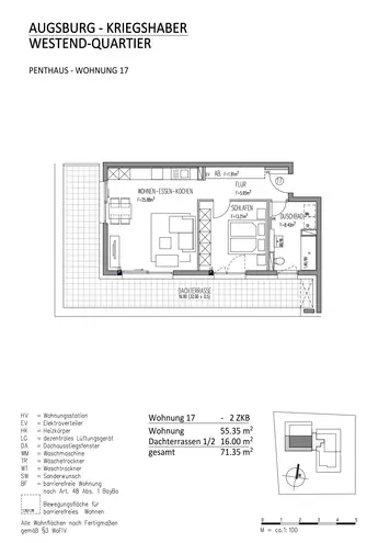 2 Zimmer Wohnung mit 71 m² in Augsburg – Bild 9