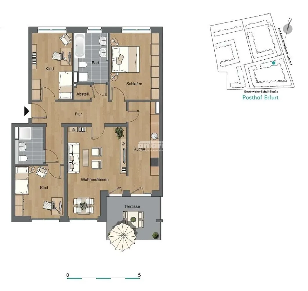4 Zimmer Wohnung mit 109 m² in Erfurt – Bild 10