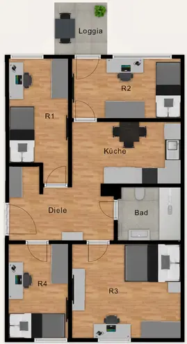 WG-Zimmer mit 13 m² in München – Bild 2