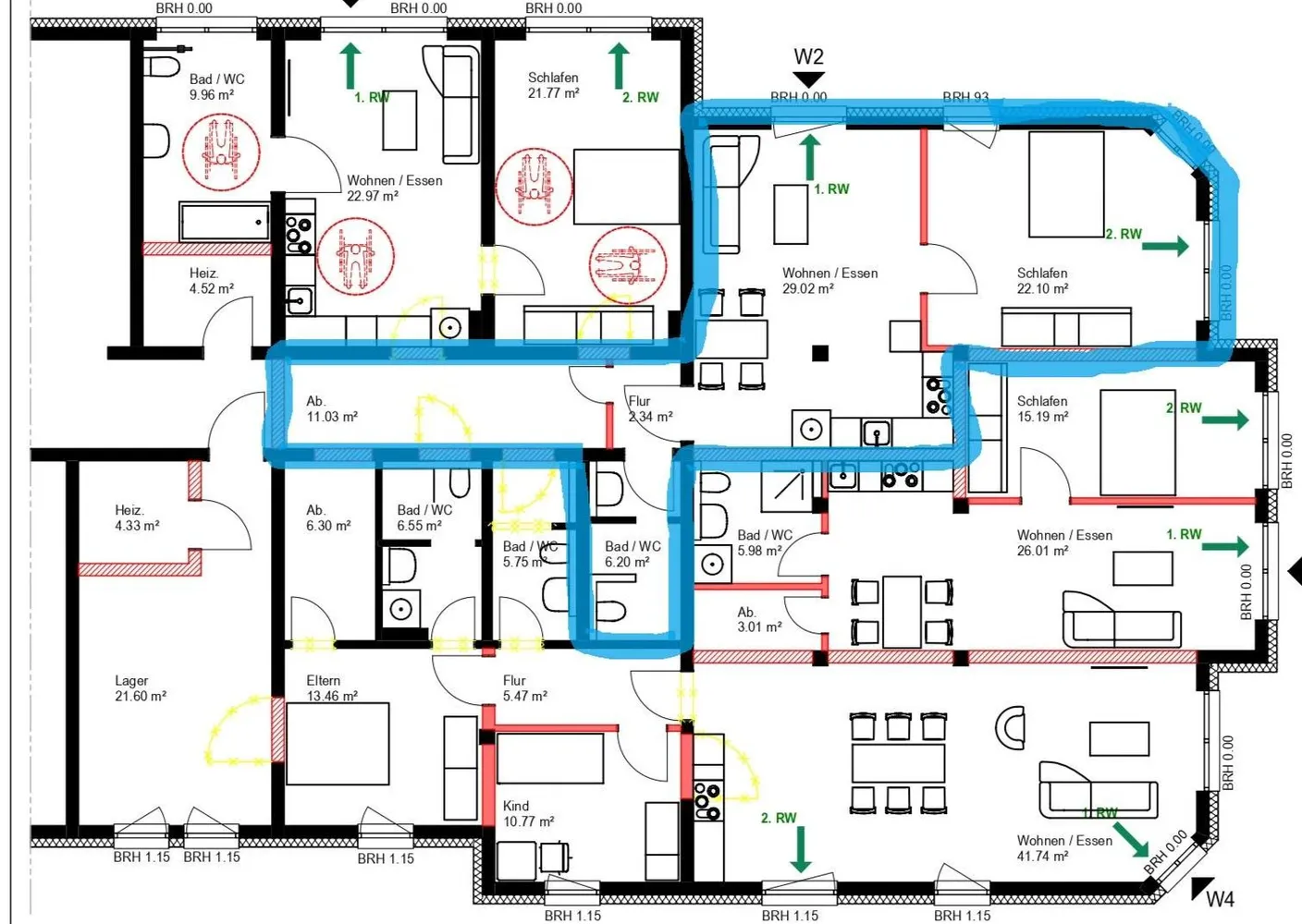 2 Zimmer Wohnung mit 68 m² in Völklingen – Bild 3