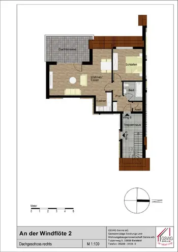 2 Zimmer Wohnung mit 61 m² in Bielefeld – Bild 4