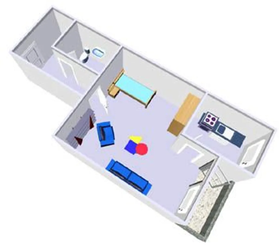 1 Zimmer Wohnung mit 44 m² in Kiel – Bild 2