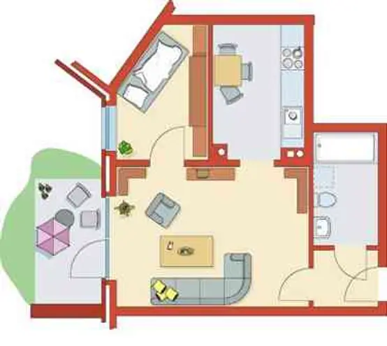 3 Zimmer Wohnung mit 75 m² in Kiel – Bild 2