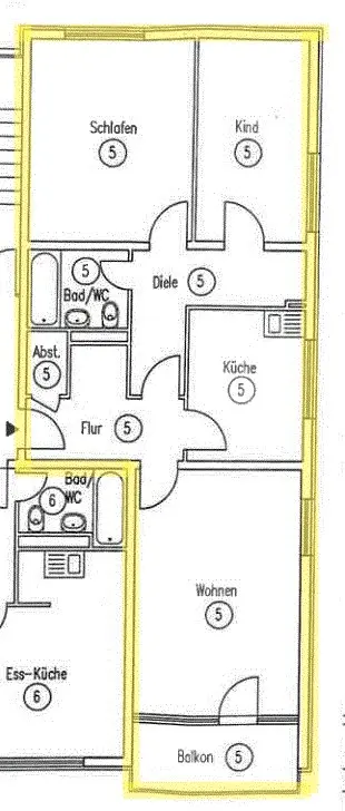 3 Zimmer Wohnung mit 80 m² in Offenburg – Bild 6