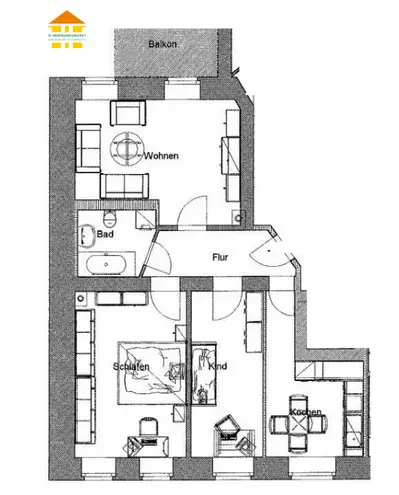 3 Zimmer Wohnung mit 72 m² in Chemnitz – Bild 6