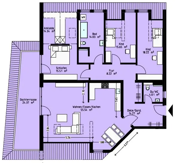 4 Zimmer Wohnung mit 155 m² in Gera – Bild 5