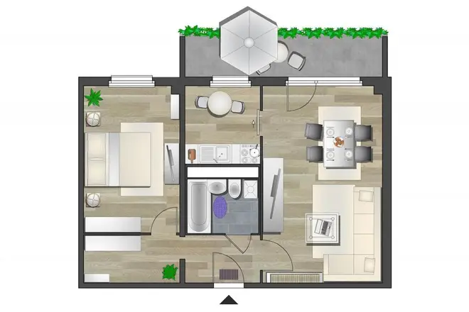 2 Zimmer Wohnung mit 53 m² in Chemnitz – Bild 5