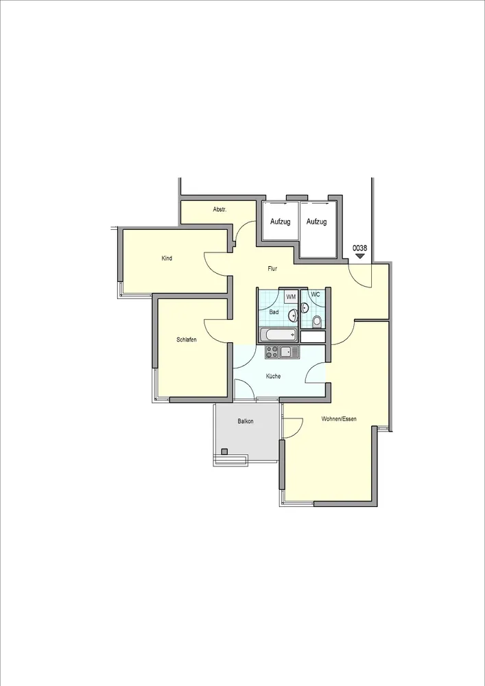 3 Zimmer Wohnung mit 82 m² in Esslingen am Neckar – Bild 2
