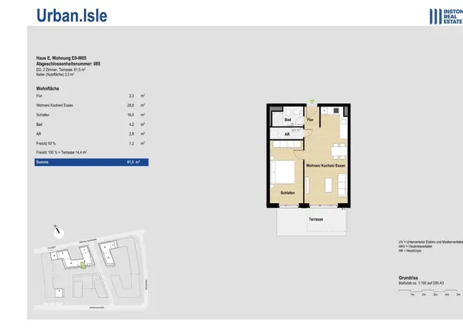 2 Zimmer Wohnung mit 62 m² in Hamburg – Bild 2
