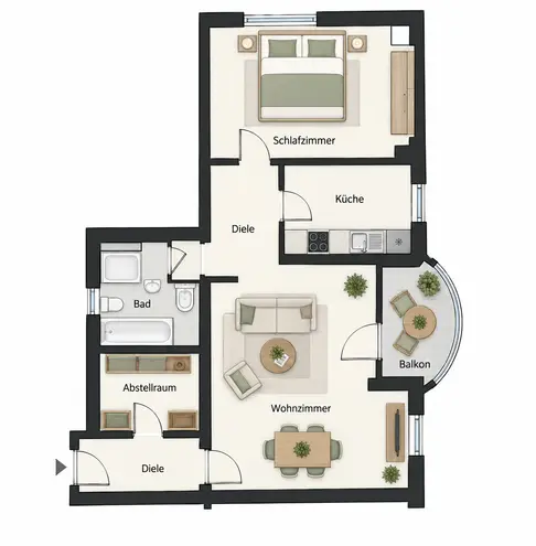 2 Zimmer Wohnung mit 62 m² in Mannheim – Bild 6