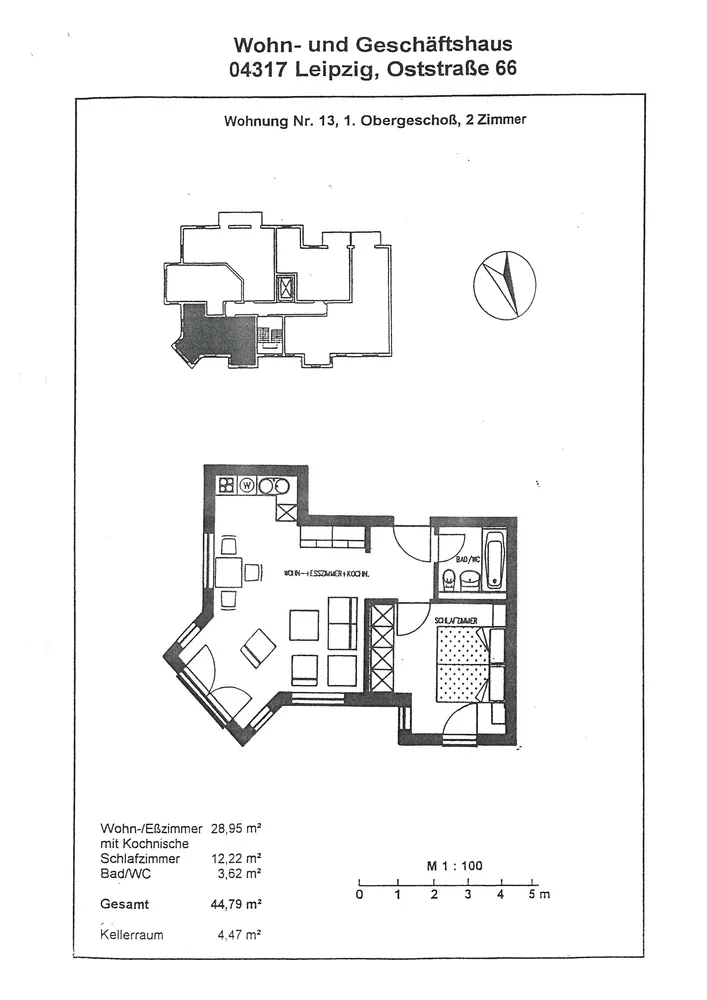 2 Zimmer Wohnung mit 45 m² in Leipzig – Bild 11