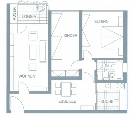 4 Zimmer Wohnung mit 83 m² in Herne – Bild 2