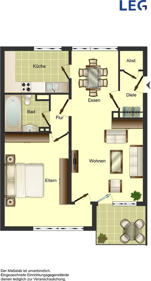 2 Zimmer Wohnung mit 55 m² in Monheim am Rhein – Bild 6
