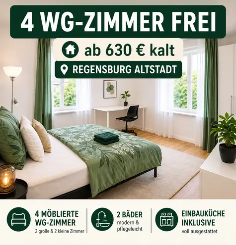 5 Zimmer Wohnung mit 110 m² in Regensburg – Bild 1