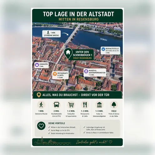 5 Zimmer Wohnung mit 110 m² in Regensburg – Bild 11