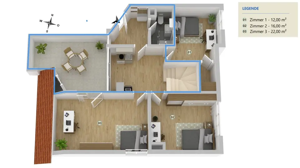 WG-Zimmer mit 17 m² in Norderstedt – Bild 7