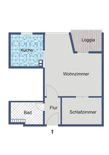 1 Zimmer Wohnung mit 36 m² in Frankfurt am Main – Bild 5